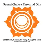 How to use sacral chakra essential oils to balance the second chakra. Choose essential oils that calm emotions and ease fear of change.
