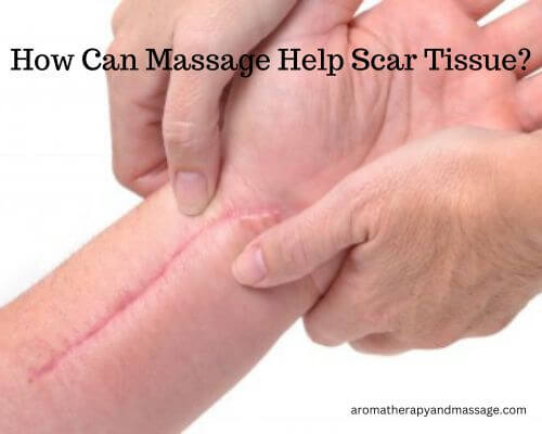 Scar Tissue Massage Massaging Scar on Arm
