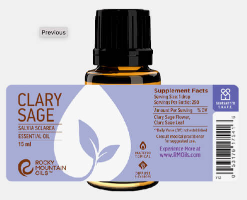 Buy Rocky Mountain Clary Sage Essential Oil