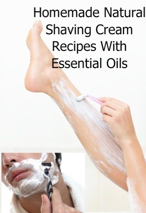 How To Make Homemade Natural Shaving Cream WIth Essential Oils